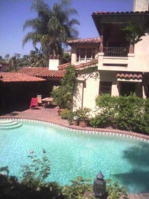Winona Ryder’s backyard pool